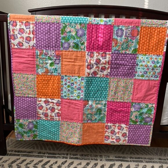 *NEW* Handmade Baby Girl Quilt - Picture 3 of 10